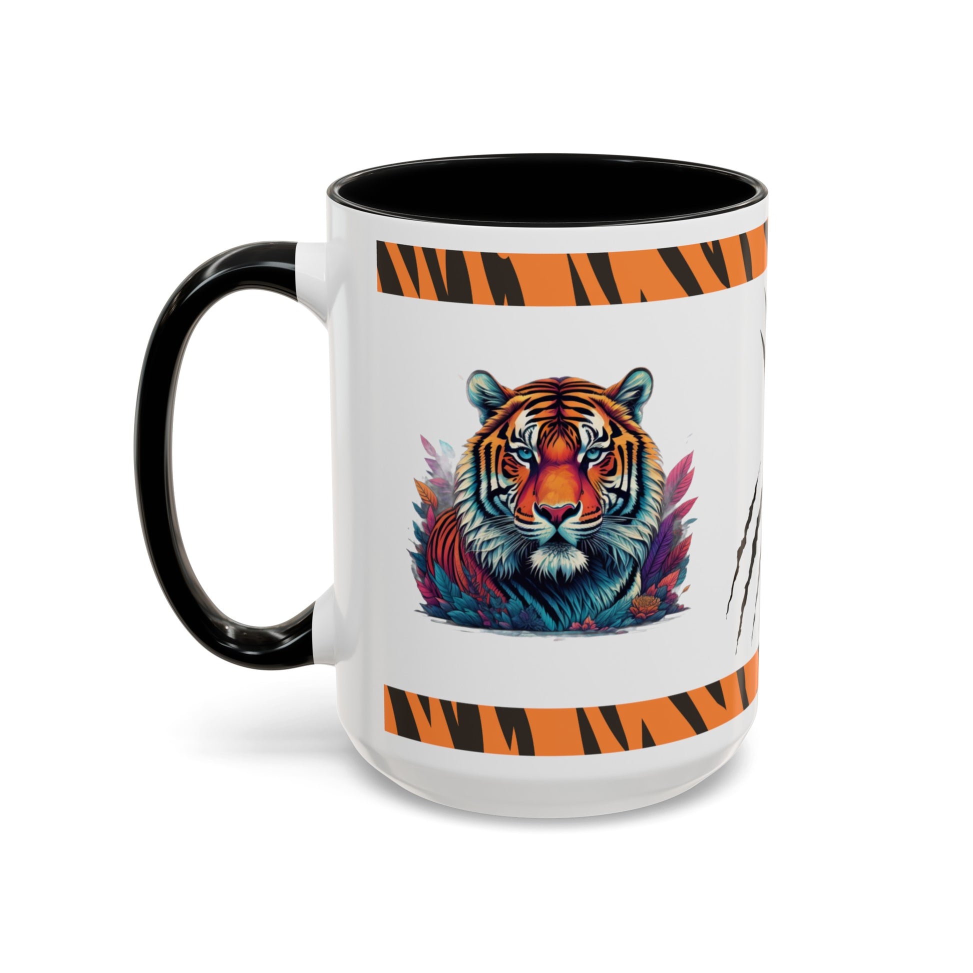 Tigers Resolve: Tiger Accent Coffee Mug (11, 15oz)