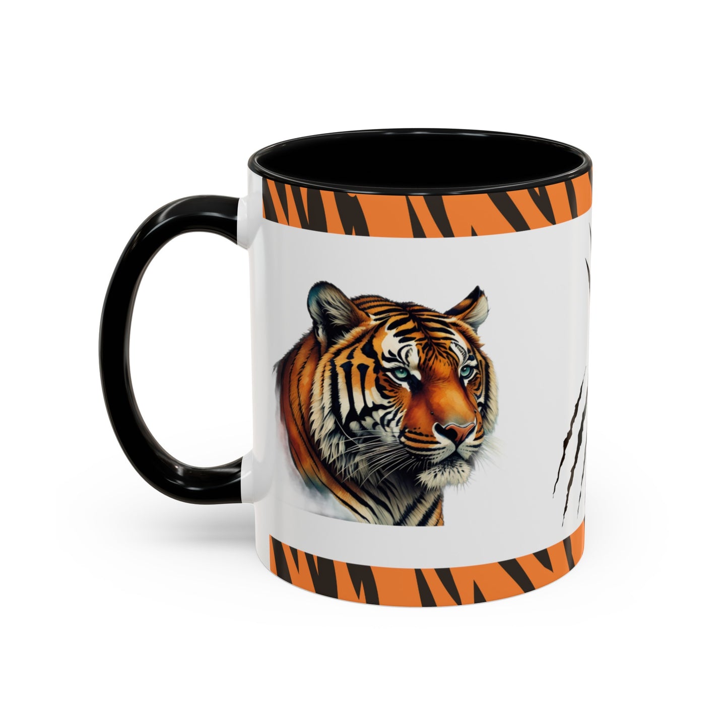 Thrive with the Mental Tiger: Tiger Accent Coffee Mug (11, 15oz)