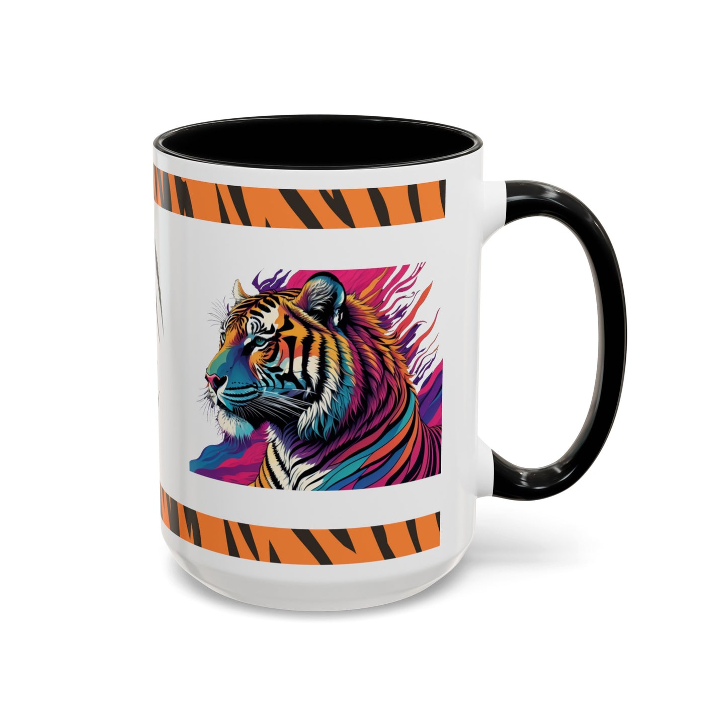 Majestic Mindfulness Tiger Edition: Tiger Accent Coffee Mug (11, 15oz)