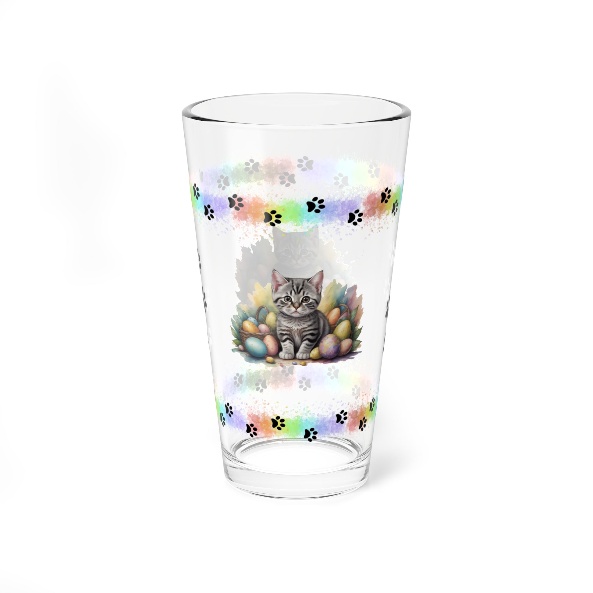 American Shorthair - Pawsitively Joyful Easter Kitten - Pint Glass, 16oz