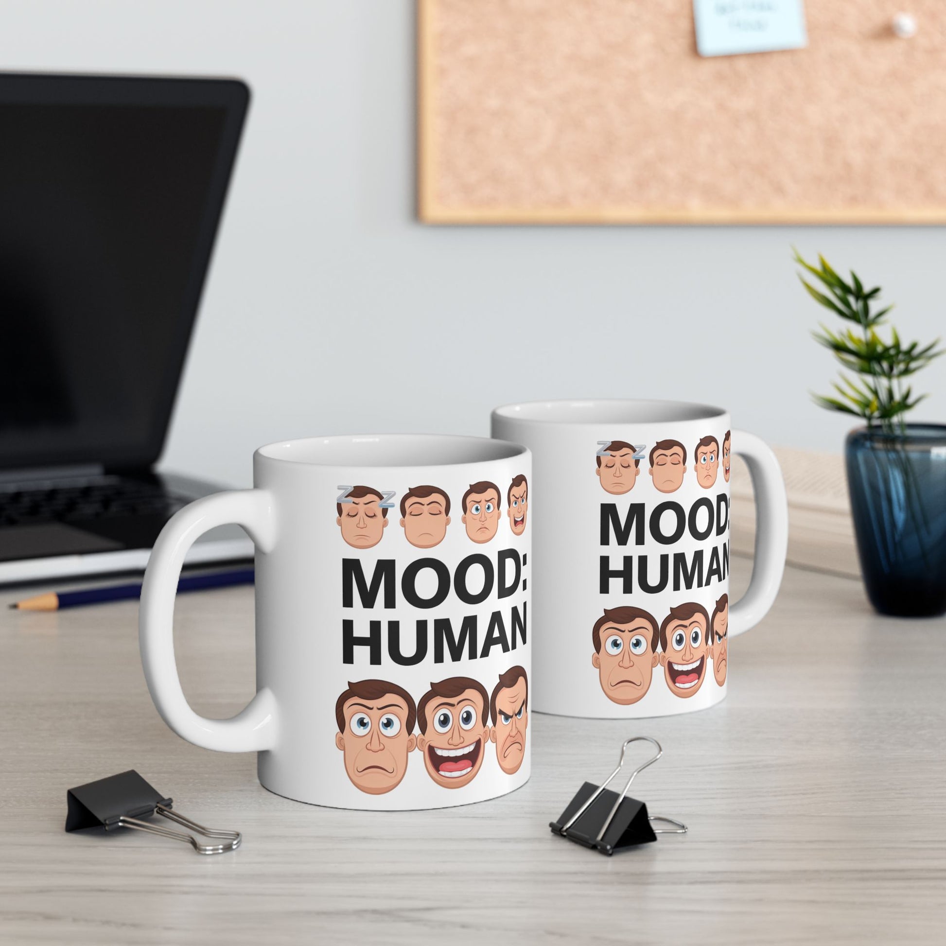 Mood: Human  - Ceramic Mug, (11oz, 15oz)