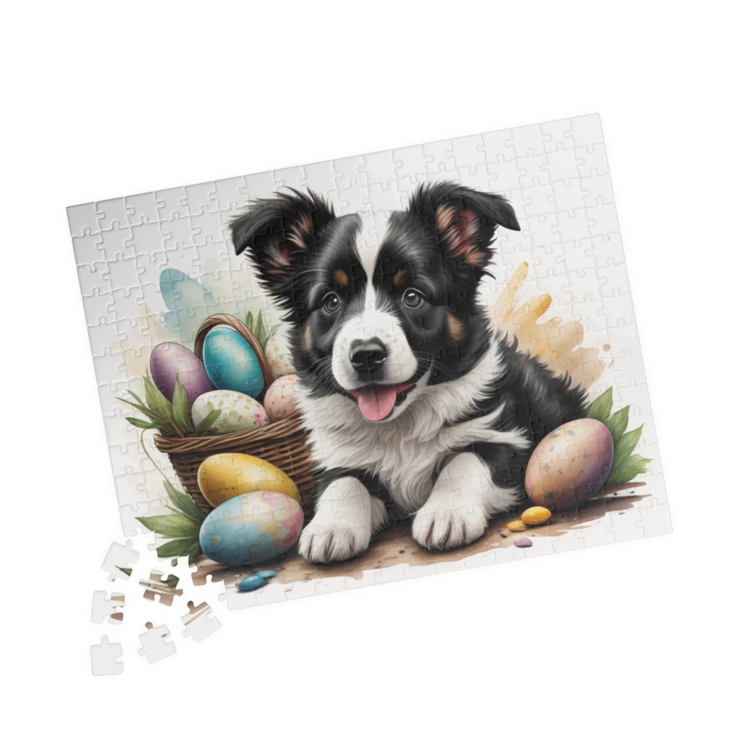 Border Collie - Hoppy Paws Easter Delight Mental Health Puzzle