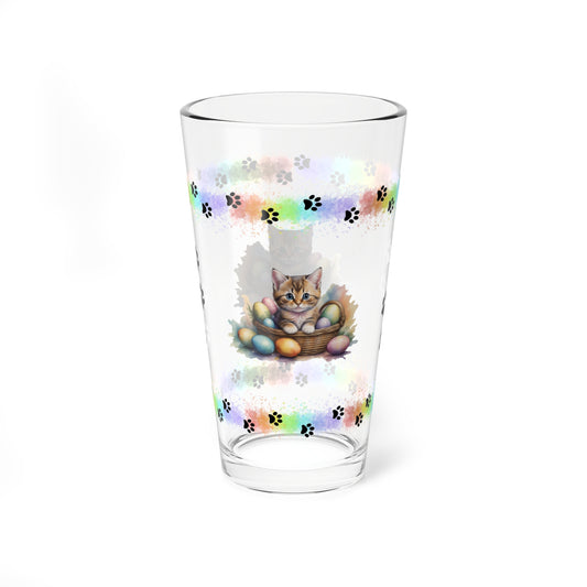 Munchkin - Pawsitively Joyful Easter Kitten - Pint Glass, 16oz