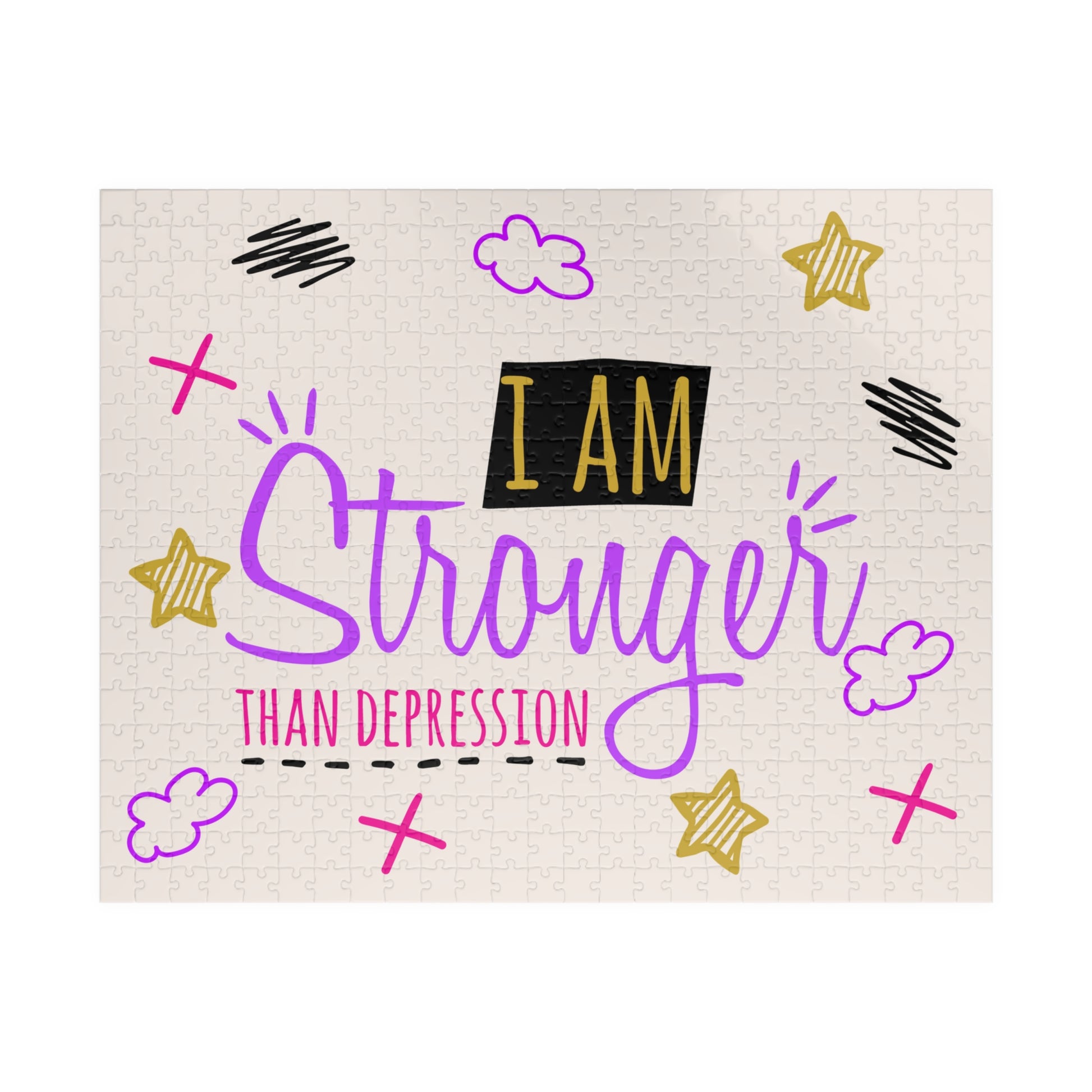 I Am Stronger Than Depression - Depression Awareness Puzzle