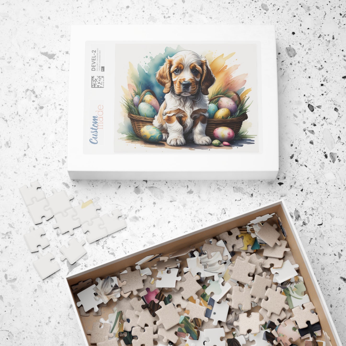 Cocker Spaniel - Hoppy Paws Easter Delight Mental Health Puzzle