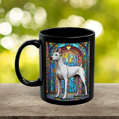 Doberman Pinscher (White) Personalized Mug, Pet Lover Mug, Dog Coffee Mug, Custom Dobie Mug, Dog Lover Gift, Dog-Themed Mug