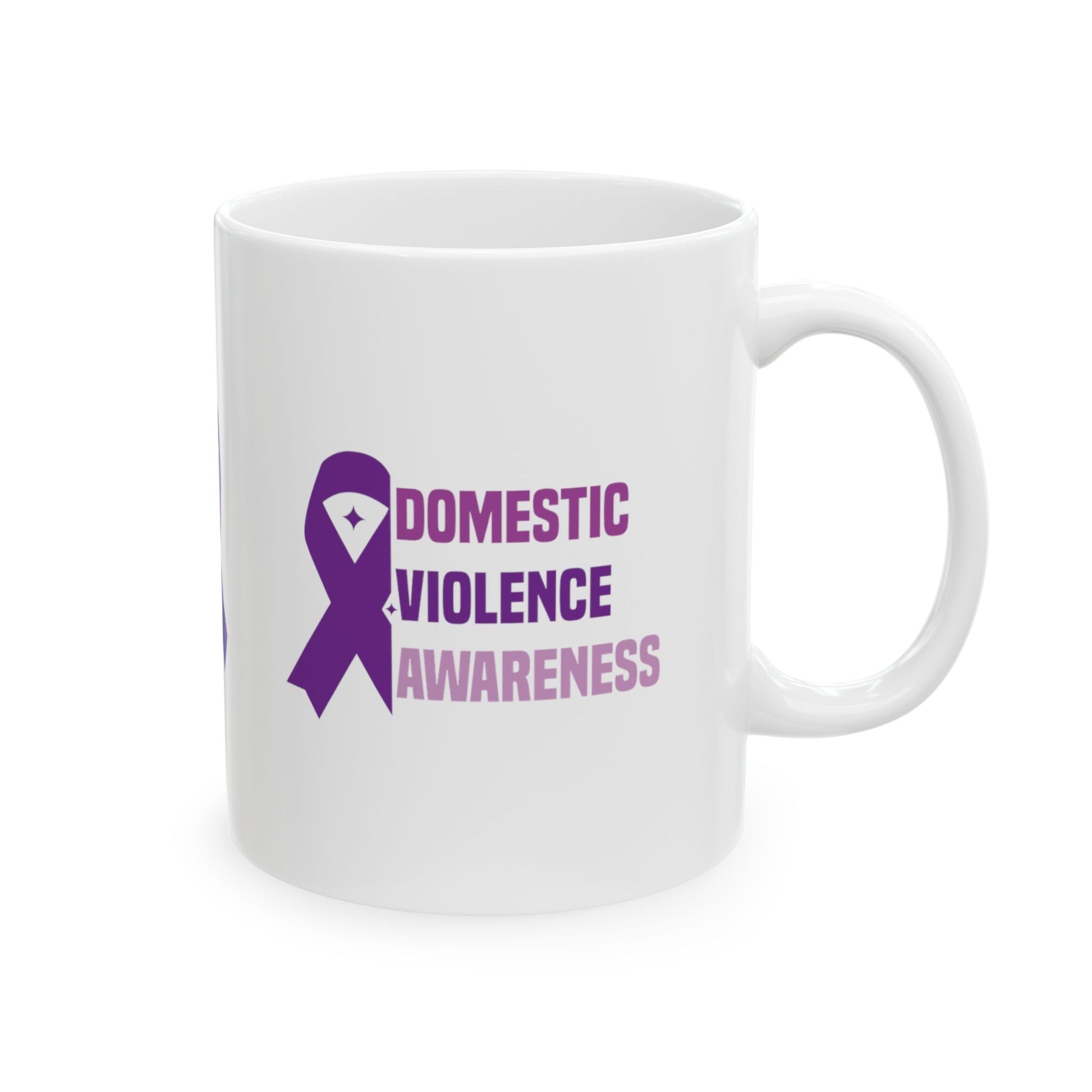 Domestic Violence Awareness Ceramic Mug, (11oz, 15oz)