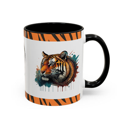 The Resilient Tiger Within: Tiger Accent Coffee Mug (11, 15oz)