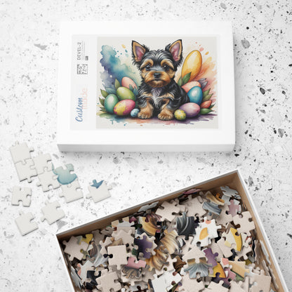 Yorkshire Terrier - Hoppy Paws Easter Delight Mental Health Puzzle