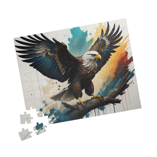 Inspirational Eagle Flight - Eagle-themed Mental Health Puzzle