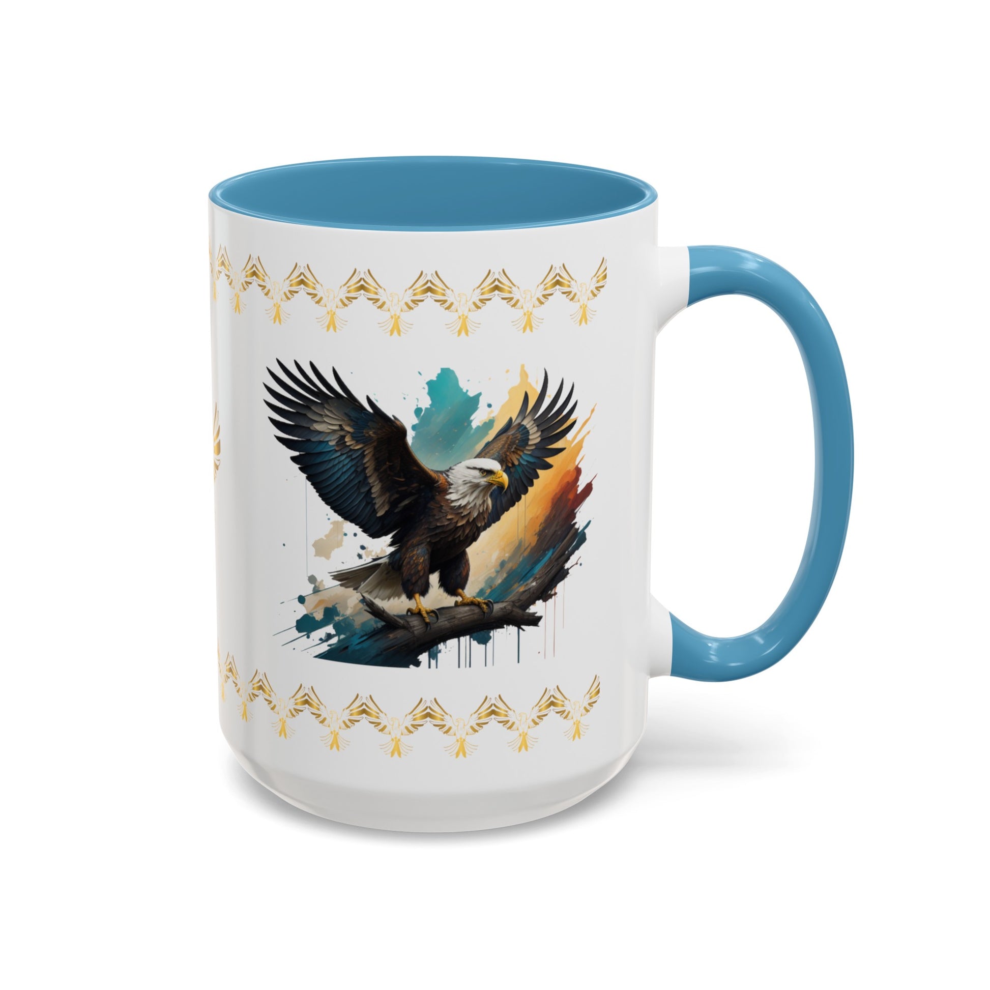 Inspirational Eagle Flight: Eagle Accent Coffee Mug (11, 15oz)