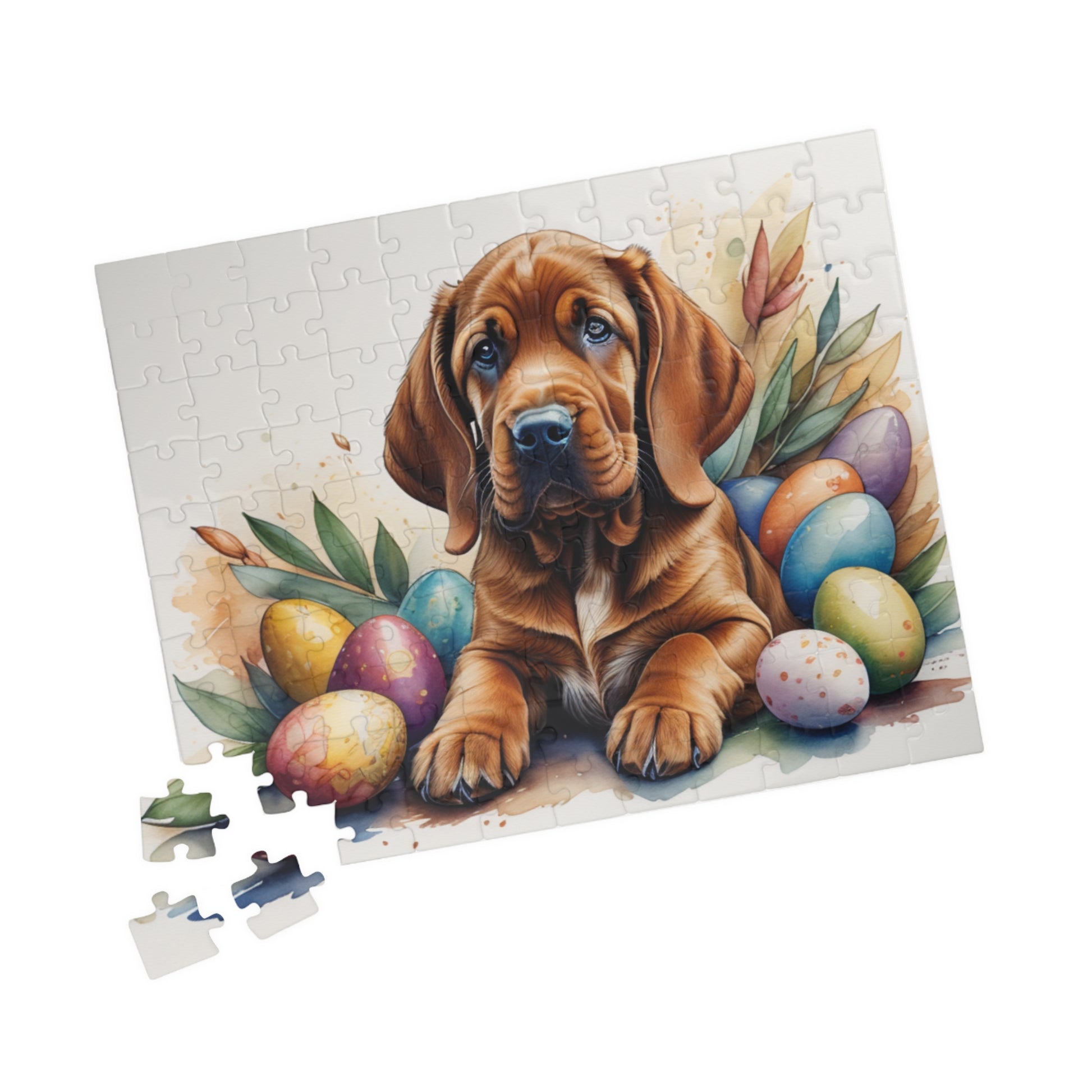 Bloodhound - Hoppy Paws Easter Delight Mental Health Puzzle