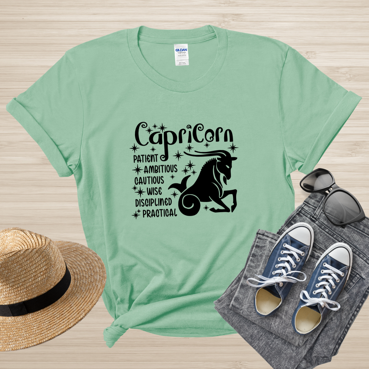 Capricorn Zodiac T-Shirt, Astrology Shirt for Capricorn, Horoscope Gift, Capricorn Birthday, Capricorn Season Gift, Capricorn Gift, Zodiac T