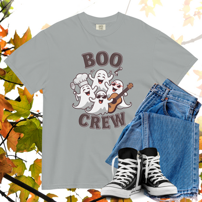 Boo Crew Comfort Colors Heavyweight Halloween T-shirt