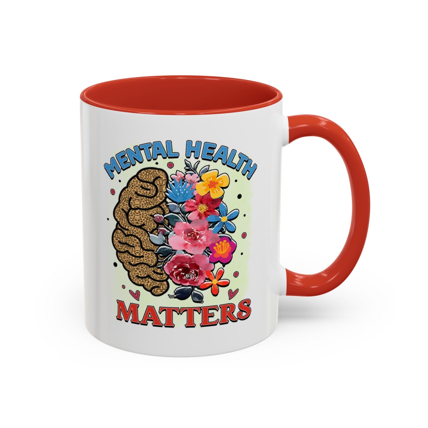 Mental Health Matters - Accent Coffee Mug (11, 15oz)