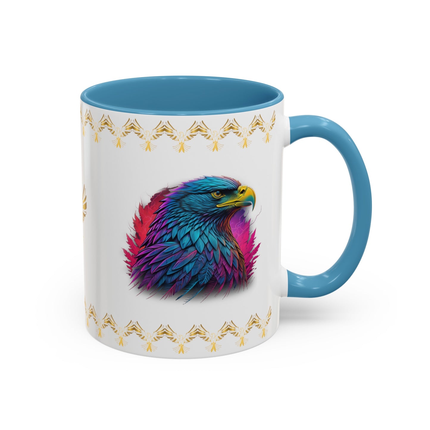 Triumphant Talons: Eagle Accent Coffee Mug (11, 15oz)