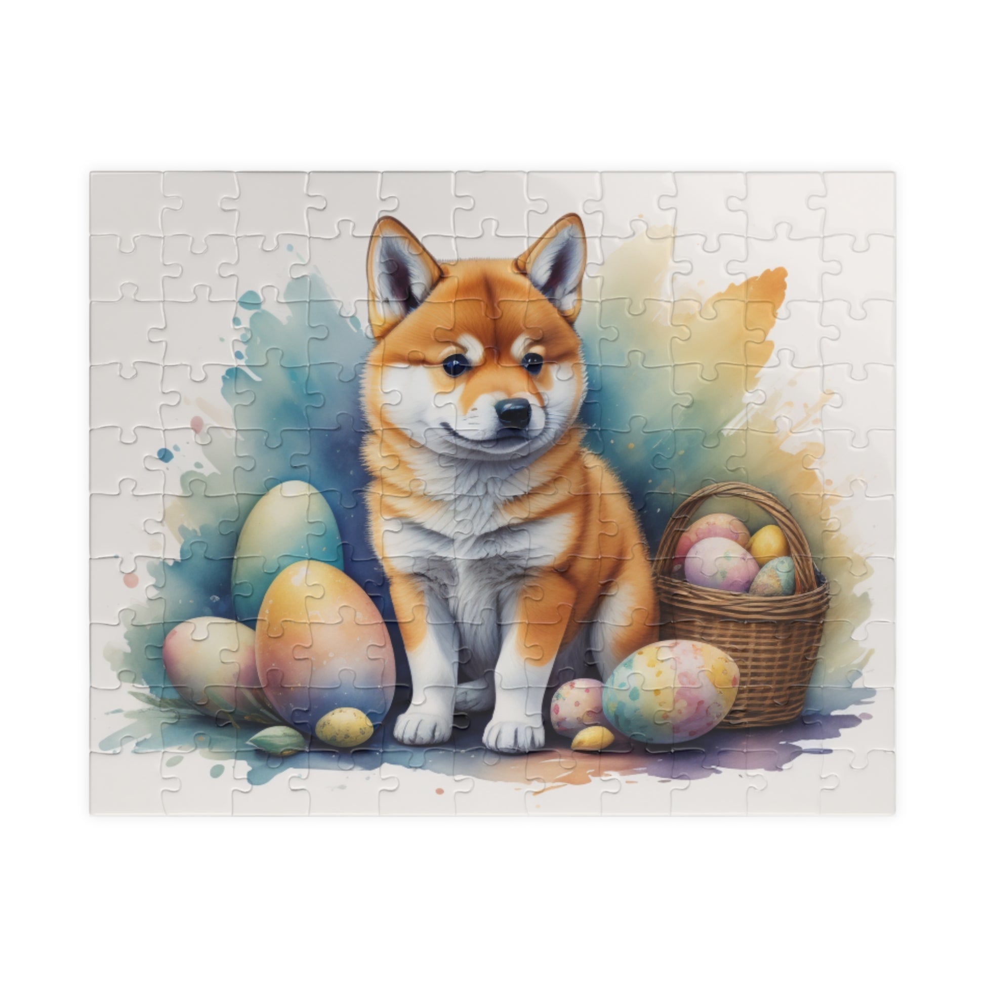 Shiba Inu - Hoppy Paws Easter Delight Mental Health Puzzle