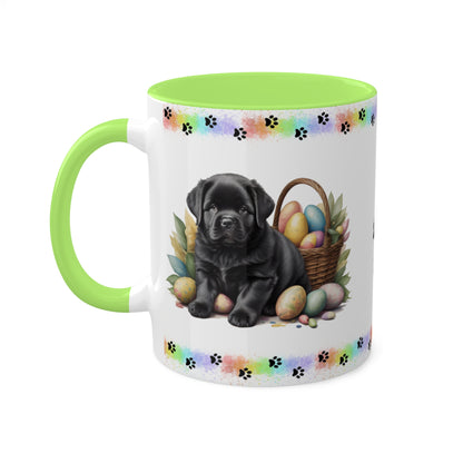 Newfoundland - Eggstra-Adorable Easter Puppy Two-Tone Coffee Mug, 11oz