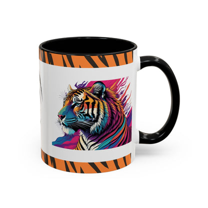 Majestic Mindfulness Tiger Edition: Tiger Accent Coffee Mug (11, 15oz)