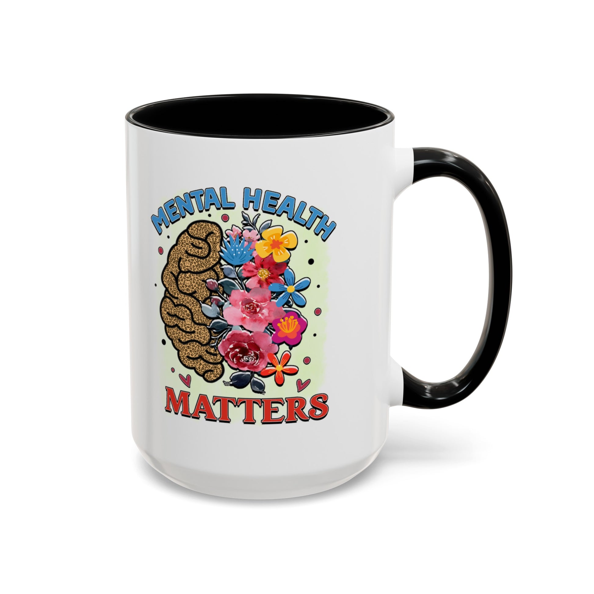 Mental Health Matters - Accent Coffee Mug (11, 15oz)