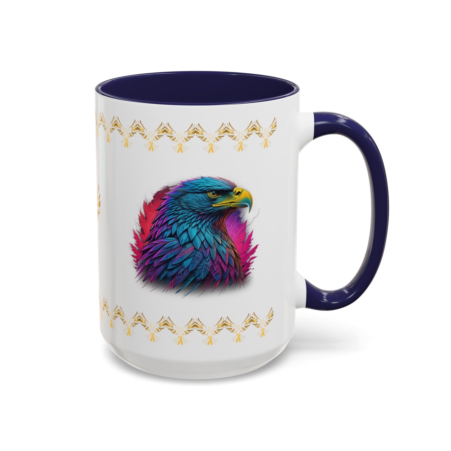 Triumphant Talons: Eagle Accent Coffee Mug (11, 15oz)