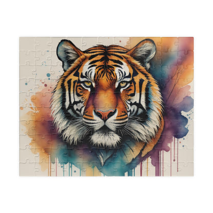 Stalking Serenity: Tiger Jigsaw Puzzle