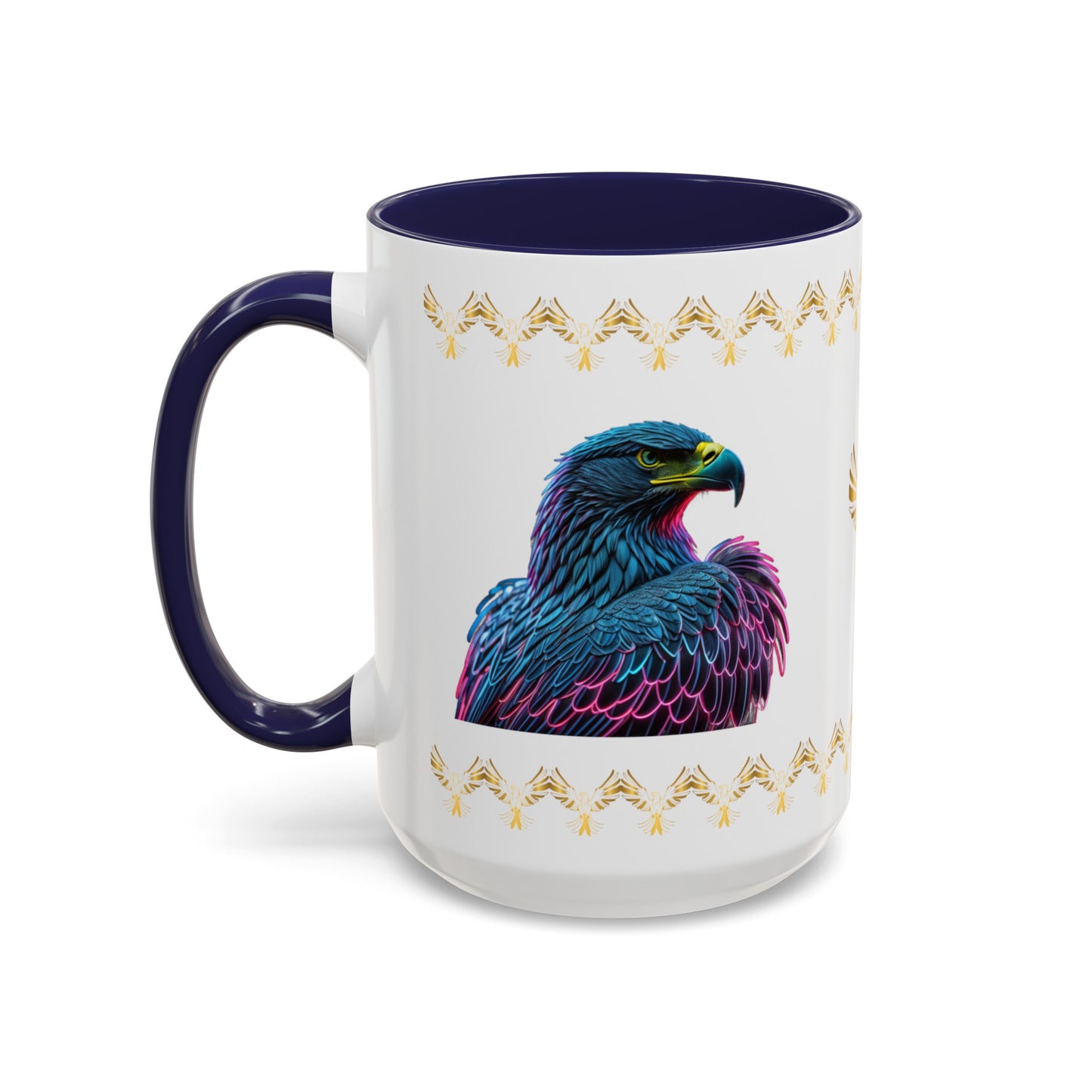 Wings of Resilience: Eagle Accent Coffee Mug (11, 15oz)