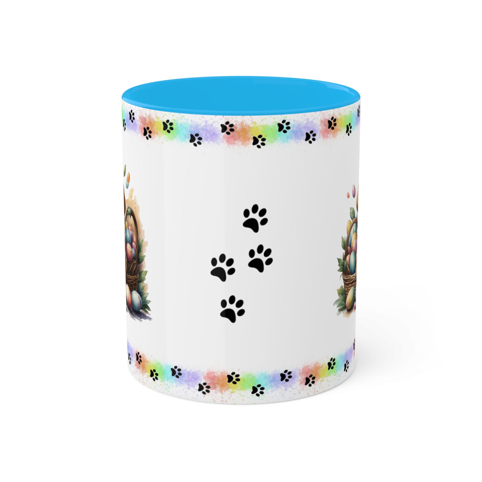 Golden Retriever - Eggstra-Adorable Easter Puppy Two-Tone Coffee Mug, 11oz