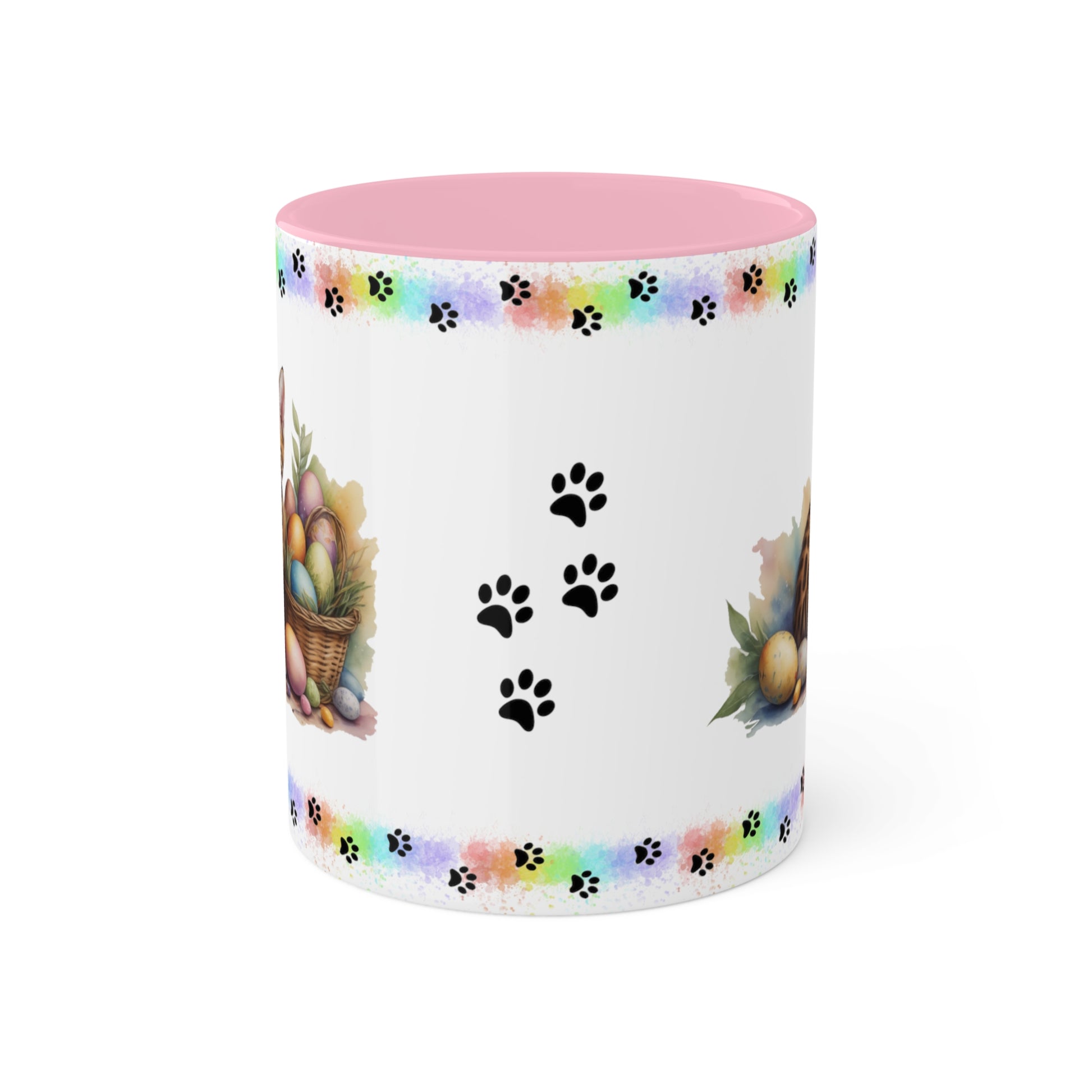 Bengal - Eggstra-Adorable Easter Kitten Two-Tone Coffee Mug, 11oz