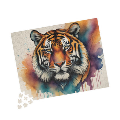 Stalking Serenity: Tiger Jigsaw Puzzle