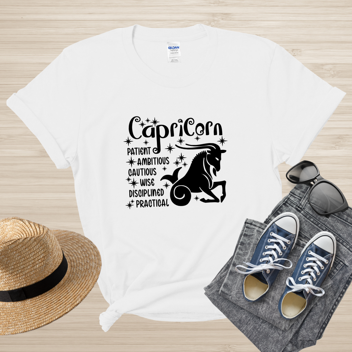 Capricorn Zodiac T-Shirt, Astrology Shirt for Capricorn, Horoscope Gift, Capricorn Birthday, Capricorn Season Gift, Capricorn Gift, Zodiac T