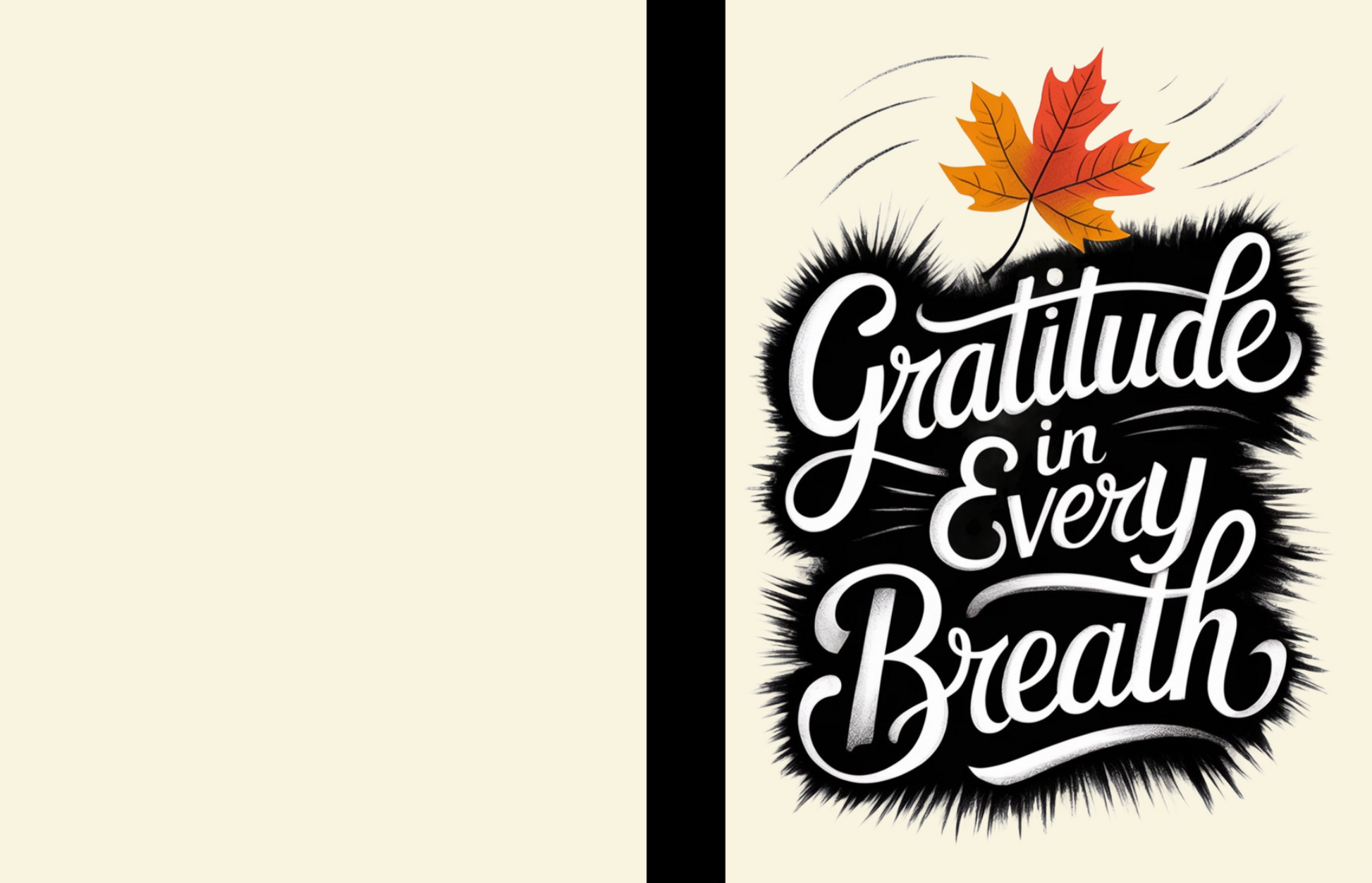 Gratitude In Every Breath Composition Notebook