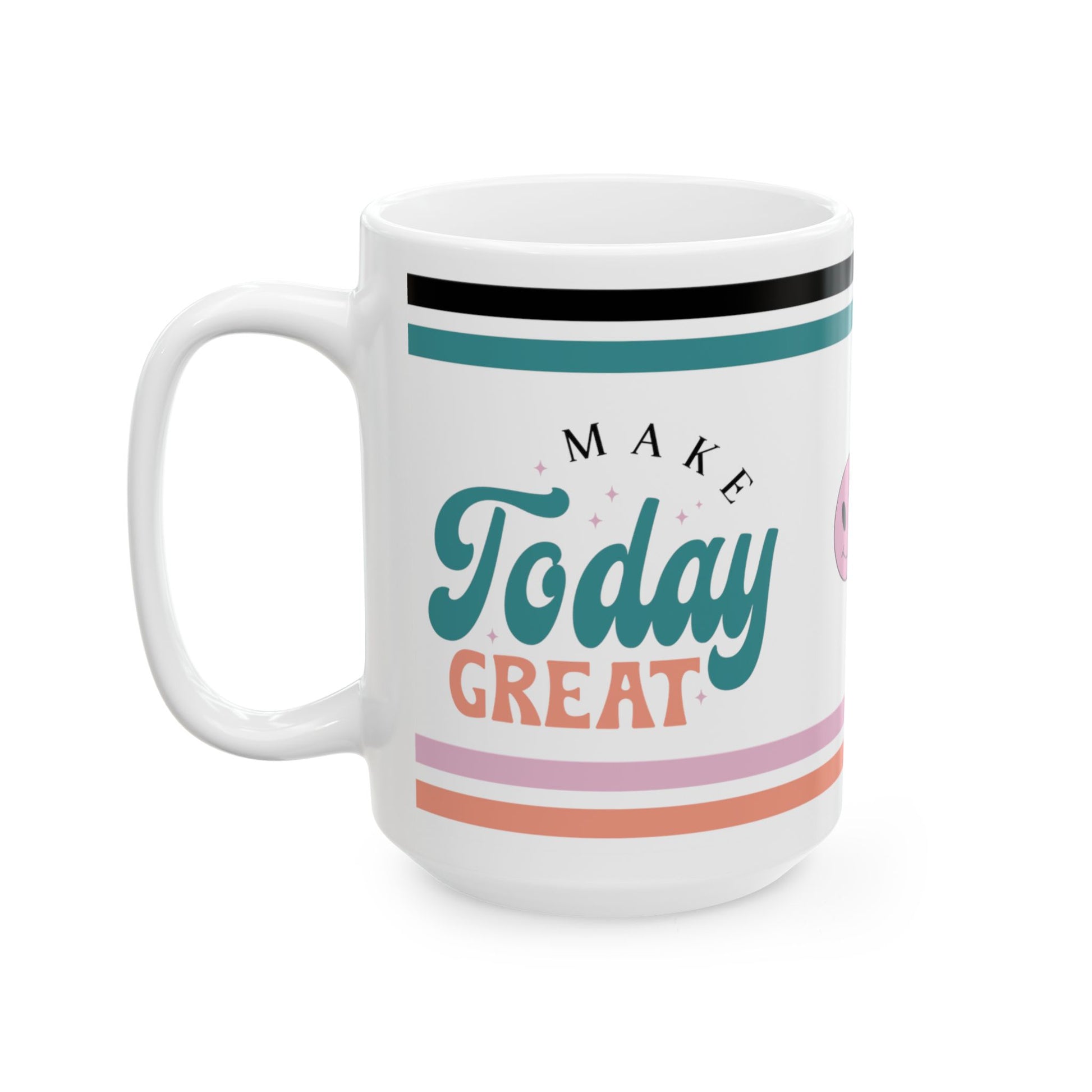 Make Today Great Retro Ceramic Mug, (11oz, 15oz)