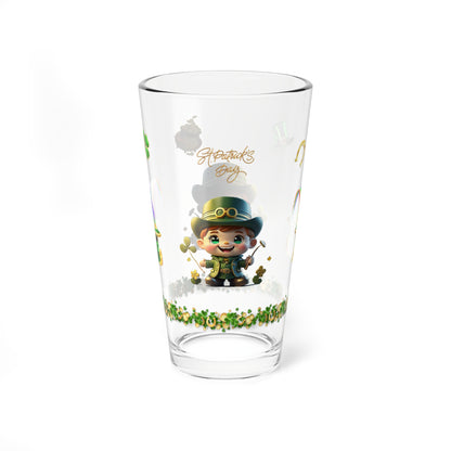 Leprechaun Laughter Logic - St. Patrick's Day Pint Glass, 16oz