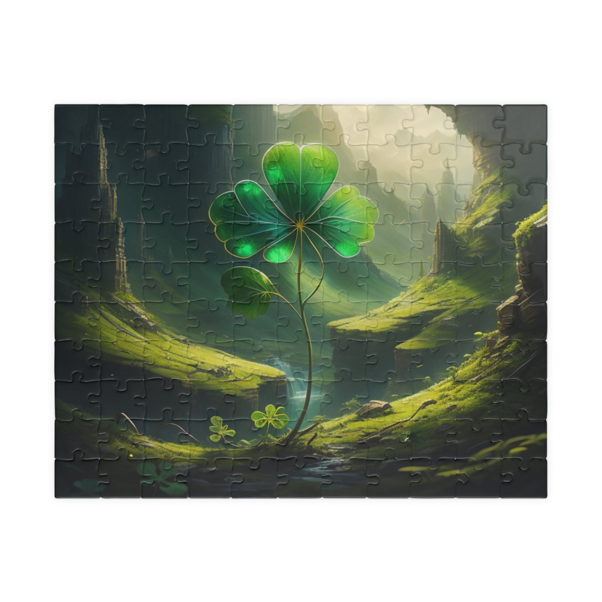 Zen Shamrock Sprints - St. Patrick's Day Mental Health Puzzle