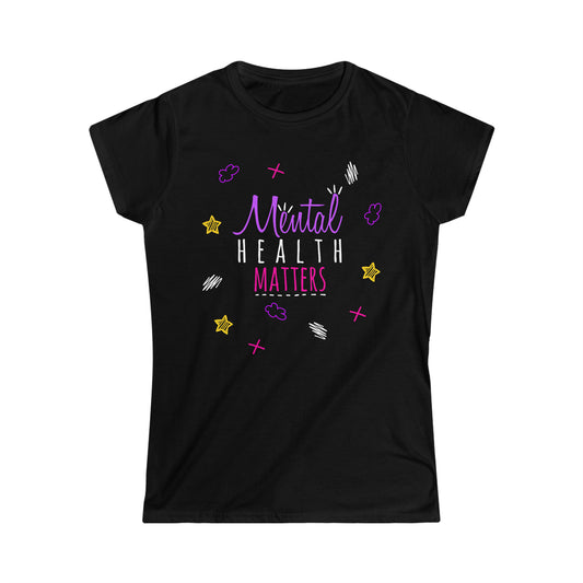 Mental Health Matters - Women's Softstyle Tee