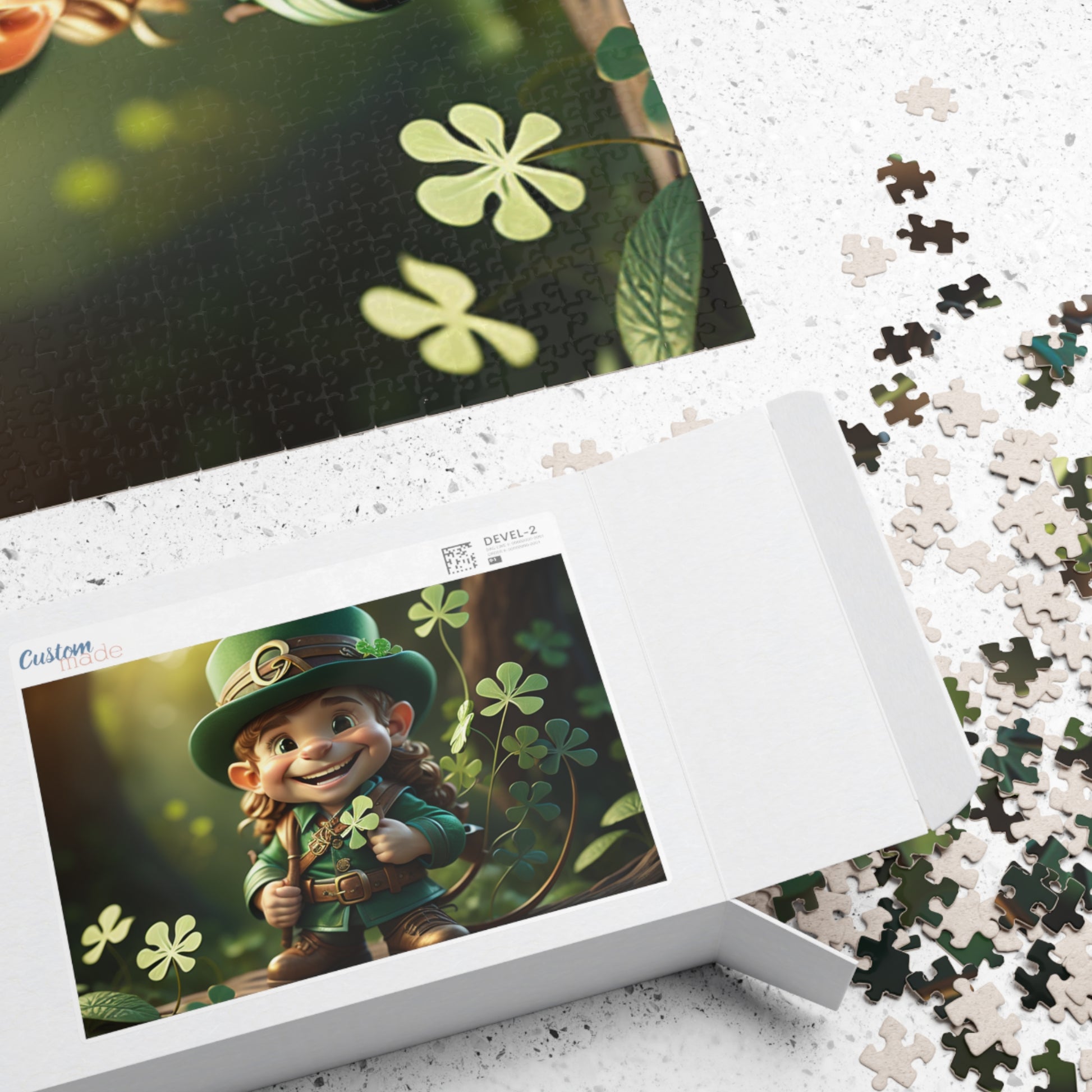 Mindful Leprechaun - St. Patrick's Day Mental Health Puzzle