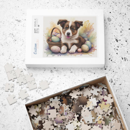 Border Collie - Hoppy Paws Easter Delight Mental Health Puzzle