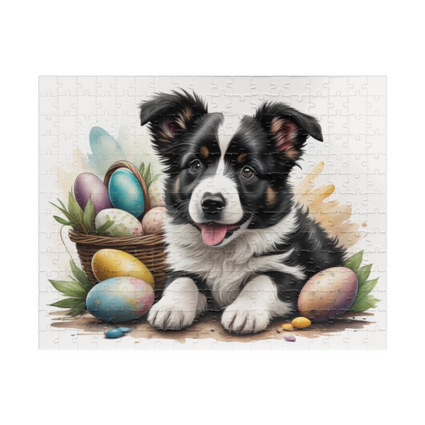 Border Collie - Hoppy Paws Easter Delight Mental Health Puzzle