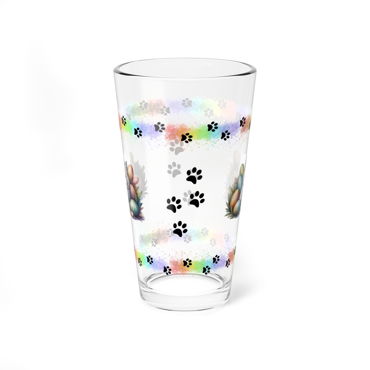 Persian - Pawsitively Joyful Easter Kitten - Pint Glass, 16oz