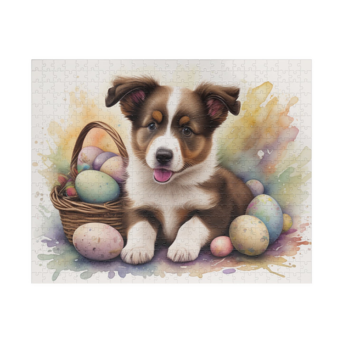 Border Collie - Hoppy Paws Easter Delight Mental Health Puzzle