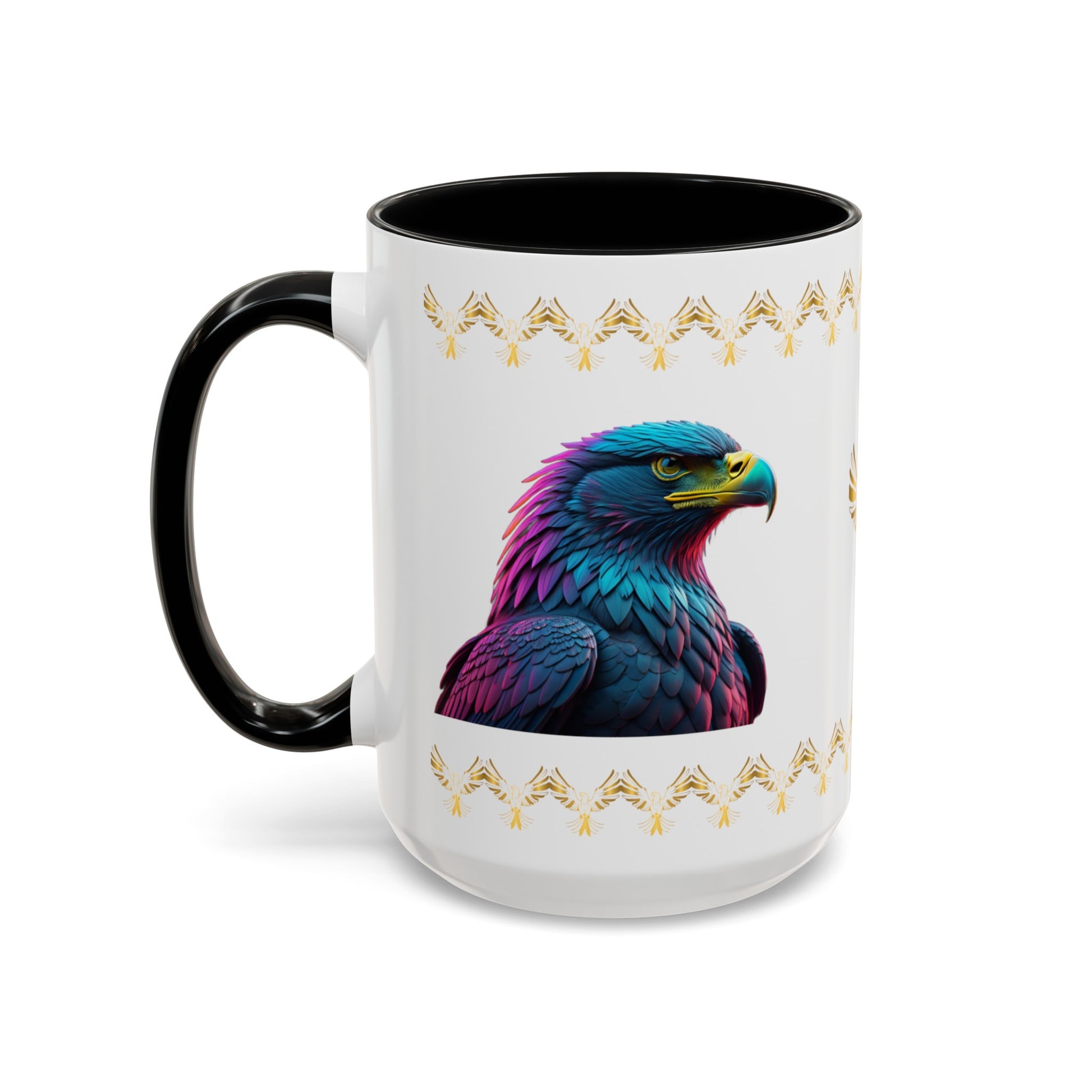 Eagle's Fortitude: Eagle Accent Coffee Mug (11, 15oz)