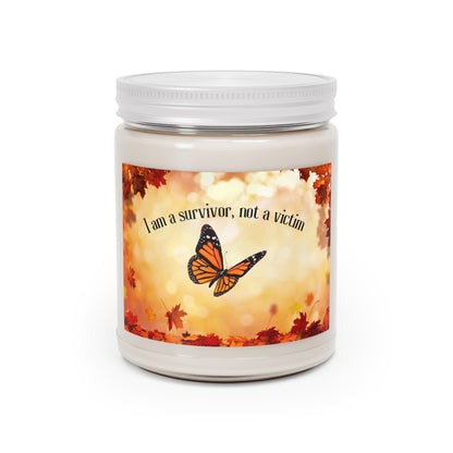 I am a survivor, not a victim - Scented Affirmation Candle