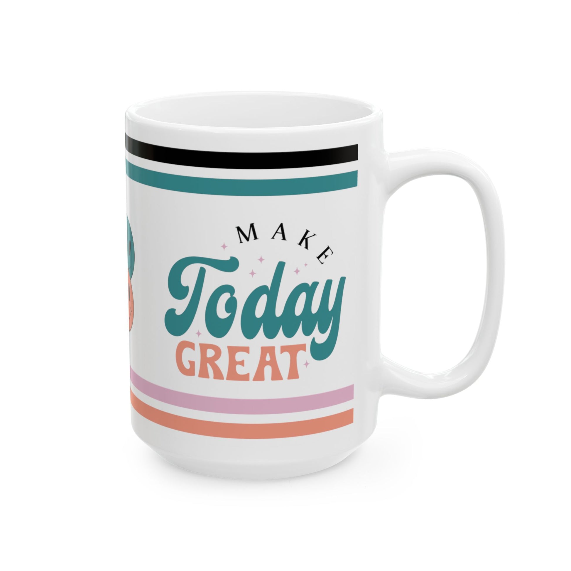 Make Today Great Retro Ceramic Mug, (11oz, 15oz)