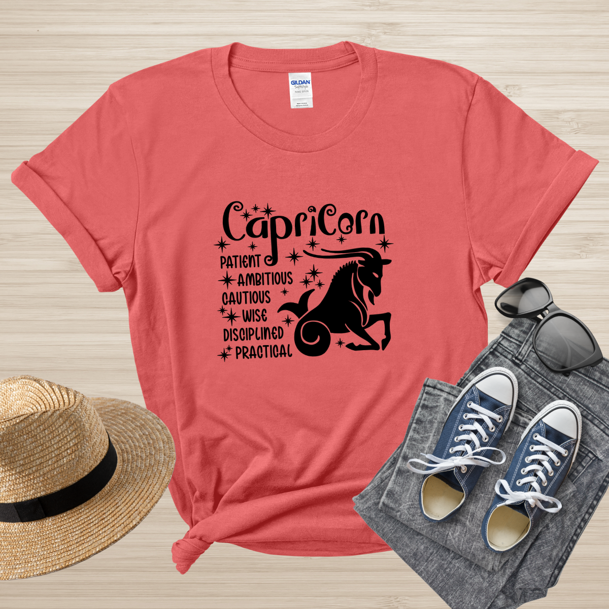 Capricorn Zodiac T-Shirt, Astrology Shirt for Capricorn, Horoscope Gift, Capricorn Birthday, Capricorn Season Gift, Capricorn Gift, Zodiac T