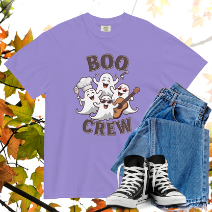 Boo Crew Comfort Colors Heavyweight Halloween T-shirt