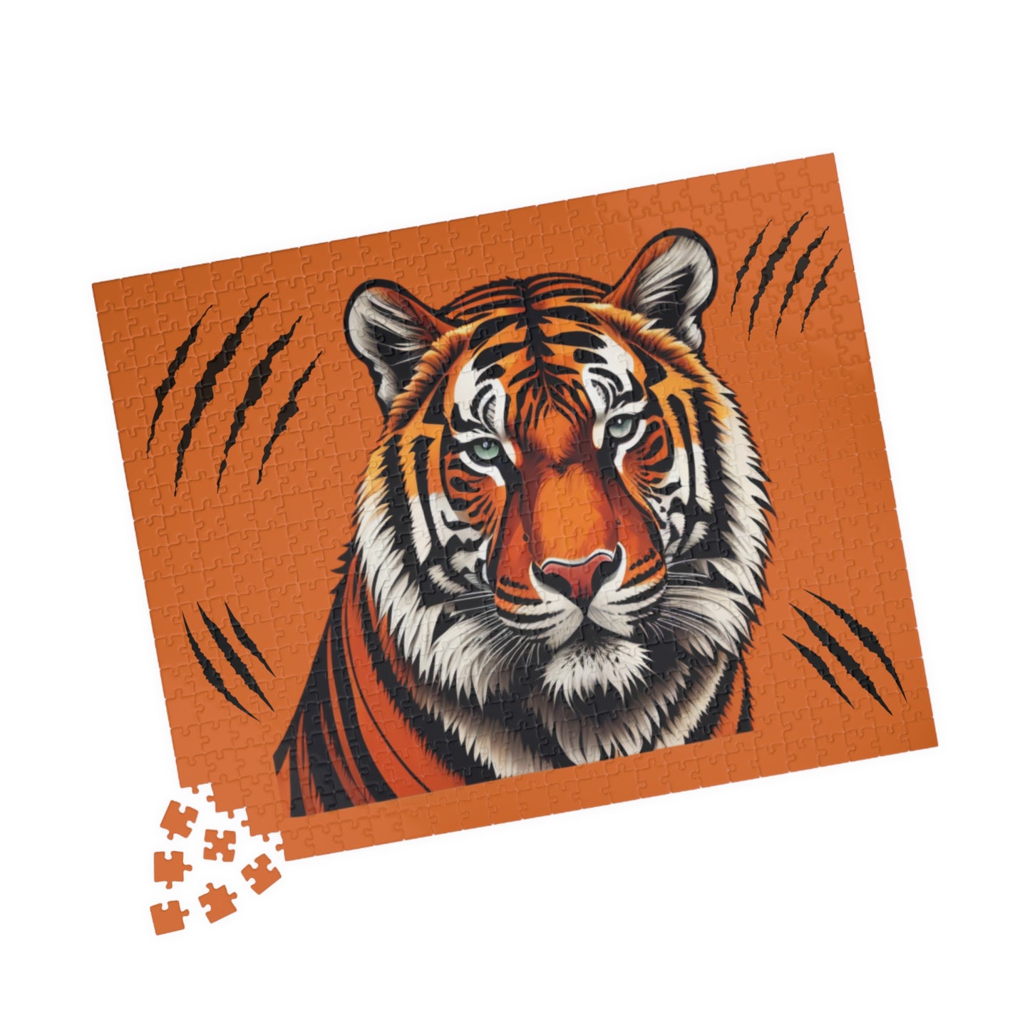 Strength Unleashed: Tiger Jigsaw Puzzle