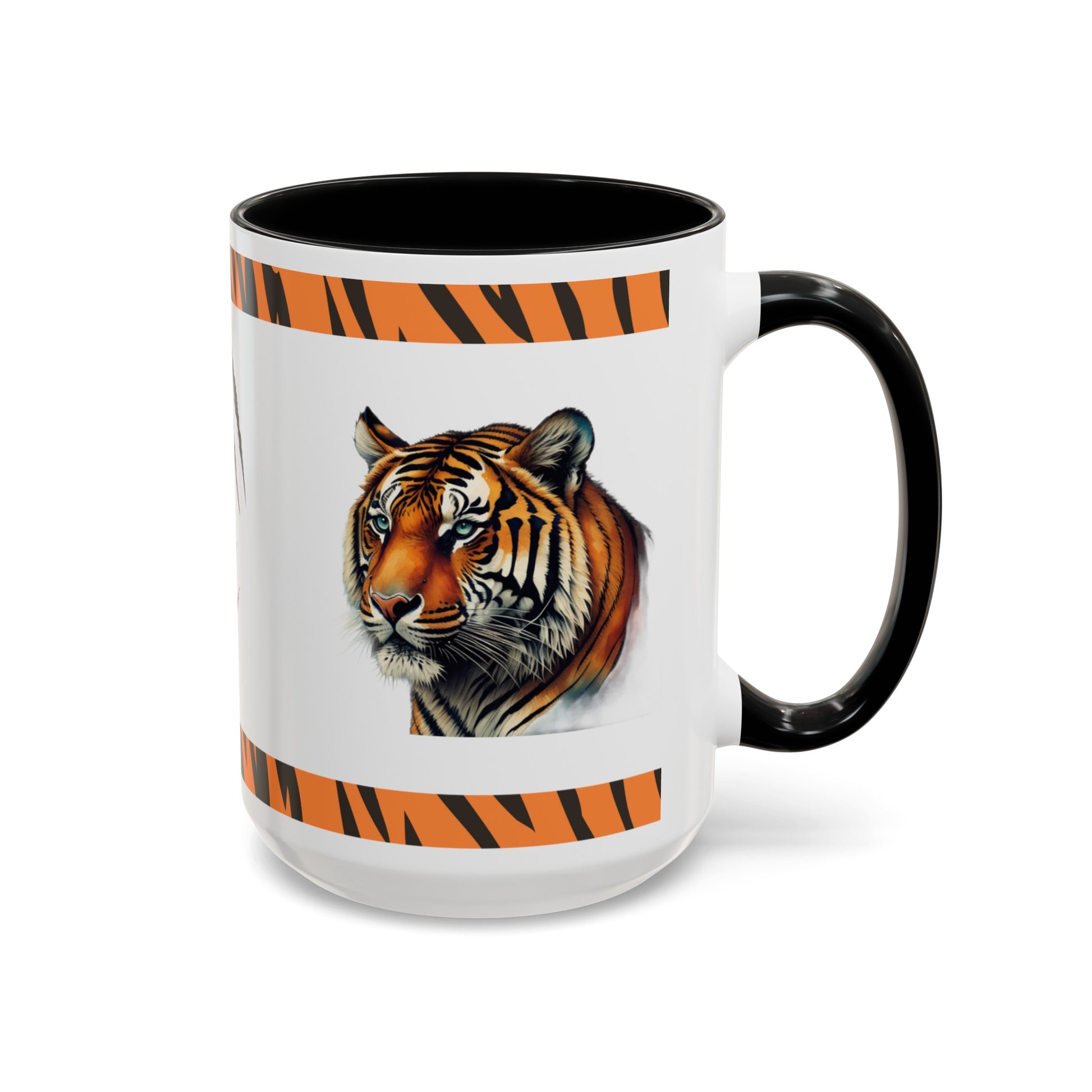 Thrive with the Mental Tiger: Tiger Accent Coffee Mug (11, 15oz)