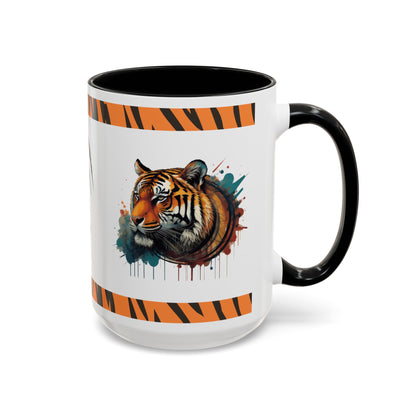 The Resilient Tiger Within: Tiger Accent Coffee Mug (11, 15oz)