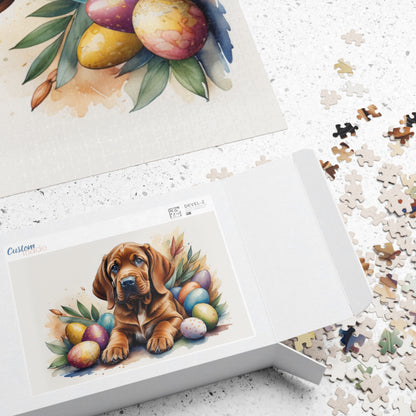 Bloodhound - Hoppy Paws Easter Delight Mental Health Puzzle